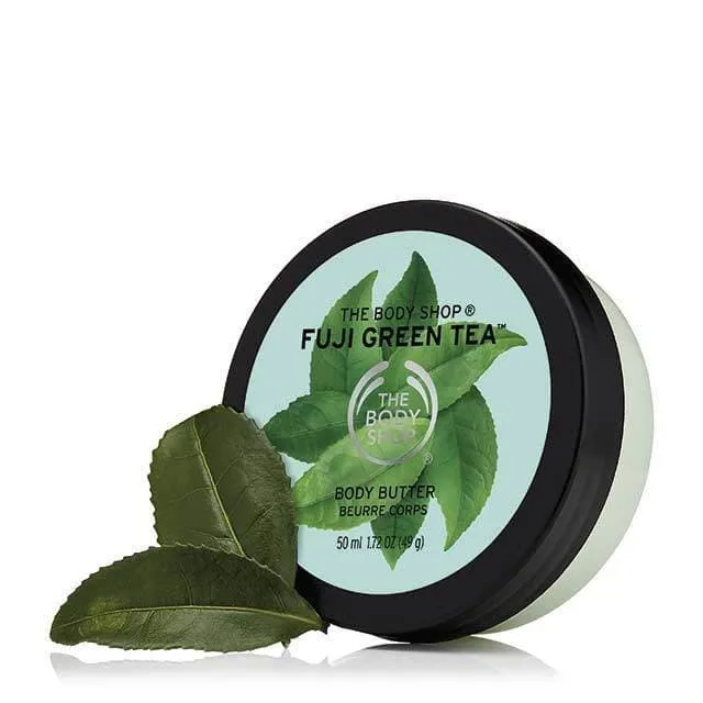 The Body Shop Fuji Green Tea Exfoliating Gel Body Scrub 50 ml Lazada