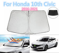 Car Windshield Sunshade Front Window Sun Shade Visor Cover UV Ray Protector For Honda CIVIC 2016 2017 2018 2019 2020 Accessories