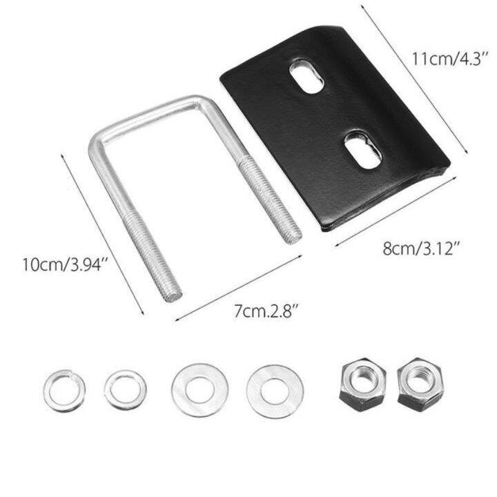 Anti Rattle Hitch Bracket Ball Mount Tongue Towbar Trailer