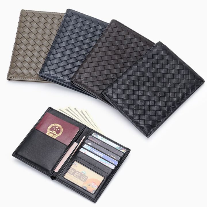 Luxury Designer Passport holder Soft lambskin Passport Cover Genuine sheep  Leather ID Credit Card Holder Business