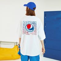 พร้อมส่ง Pepsi เสื้อเป๊ปซี่ เสื้อสกรีนลายโลโก้แบรนด์ดัง เสื้อยืดสตรีท แขนสั้นคอกลม เสื้อผ้าแฟชั่น เสื้อยืด oversizeS-5XL