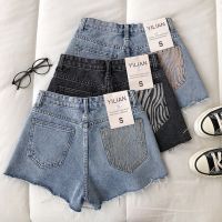 【CC】 2022 new summer fashion denim women  39;s high waist slim loose hot versatile wide leg