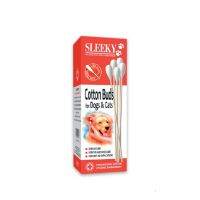 Sleeky Cotton Buds for Dog&amp;Cat 50pcs (Large Size)