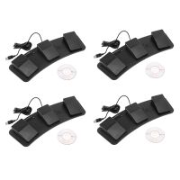 4X FS3-P USB Triple Foot Switch Pedal Control Keyboard Mouse PC Game Plastic