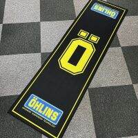 bjh☁  Parking Polyester Racing Carpets Anti-slip Bedside Rugs