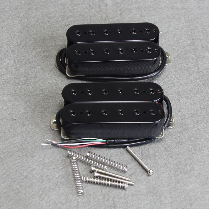 ชุด-fleor-ชุดสะพานคอรถกระบะกีต้าร์ไฟฟ้า-humbucker-pickup-ปิ๊กอัพกีตาร์ชิ้นส่วนกีตาร์เลือกสีดำ-สีขาว