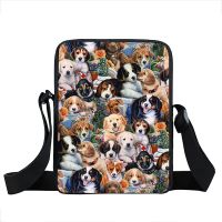 [Baozhihui]Dog Labrador Rottweiler Border Collies Shoulder Bag Women Leisure Messenger Bags Ladies Cross Bag Travel Girl Satchel Bookbag