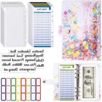 ﺴ✐ A6 Pink Shell Soft Budget Binder Notebook with Zipper Cash Envelopes and Expense Budget Sheet for Money Saving Planner Organizer