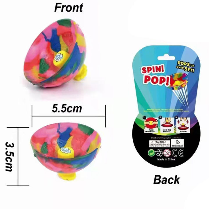 camouflage-rubber-anti-stress-bouncing-bowl-spinning-top-jumping-popper-bowlkidsnovelspinner-bowloutdoor-sportstoys