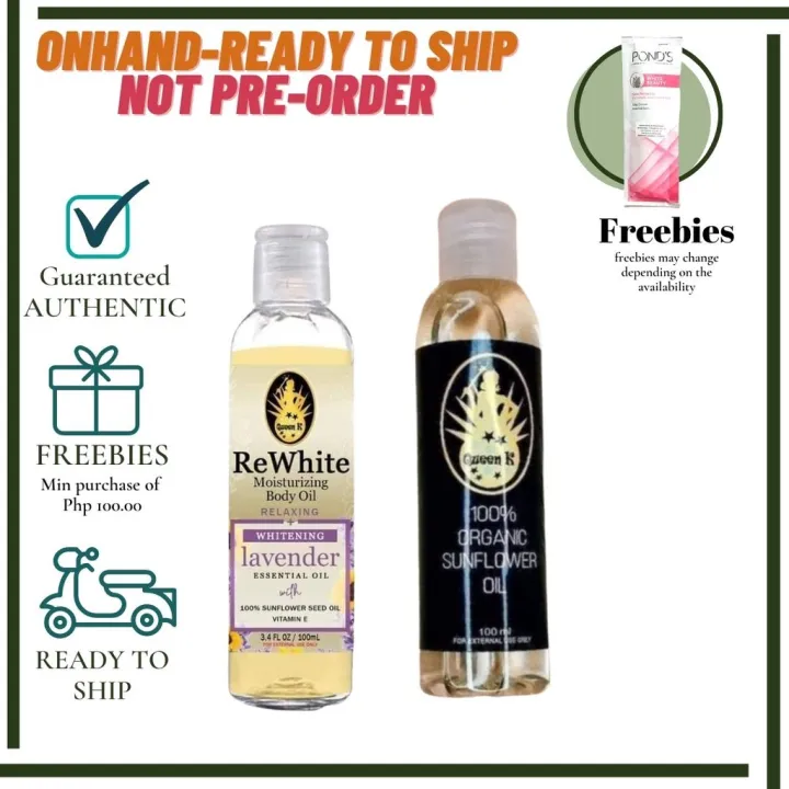 Queen K Sunflower Oil with Lavender Oil Lazada PH