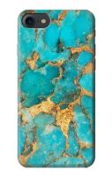เคสมือถือ iPhone 7/8 SE 2020 2022 ลายหินเทอร์ควอยซ์สีฟ้า Aqua Turquoise Stone Case For iPhone 7/8 SE 2020 2022