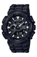 Casio G-Shock นาฬิกาข้อมือผู้ชาย สายเรซิ่น รุ่น GA-110BT,GA-110BT-1A - สีดำ