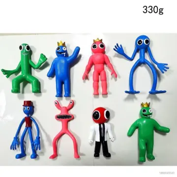 8pcs Roblox Game Rainbow Friends Action Figure Blue Red Doll Pvc