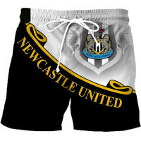 Newcastle United F.C. Quick Dry beach shorts mens fashion printed Boardshorts sports swimming shorts loose plus size five-point pants 07