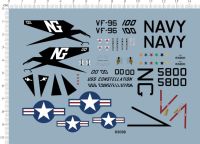 Detail Up 1:72 Scale USAF F-4J Phantom II VF-96 Fighter Model Water Slide Decal