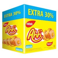 ?Nabati Richeese Ahh [Extra 30%] (5g+1.5g X 20Pcs)130g อ๊ะห์ ข้าวโพดอบกรอบเคลือบและสอดไส้ชีส