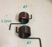 【LZ】tangzhang04713itq 2pcs  Spring  steel   torsion springs  3.2mm wire  tensioning torsion spring