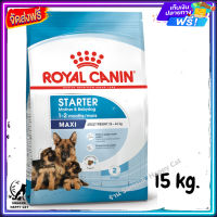 ส่งรวดเร็ว ? Royal Canin Maxi Starter อาหารสุนัข แบบเม็ด สำหรับแม่สุนัขตั้งครรภ์และลูกสุนัขแรกเกิด พันธุ์ใหญ่ ขนาด 15 kg.  ✨