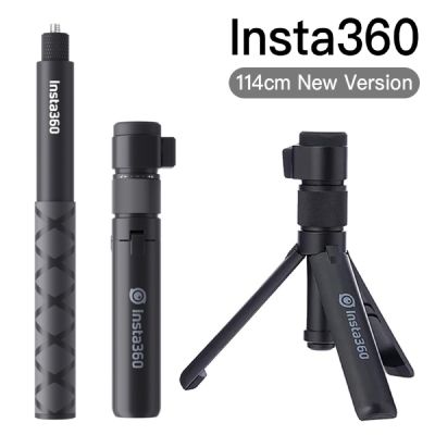 ไม้เซลฟี่ Insta360แบบมองไม่เห็นเวลากระสุนสำหรับ X3 Insta360/หนึ่ง X2 /Rs/go 2ของแท้อะลูมินัมอัลลอยอุปกรณ์เสริมไม้เซลฟี่