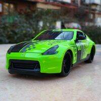 370Z นิสสัน2009รุ่นดัดแปลงหล่อขึ้นรูป1:24จำลองรถสปอร์ตโมเดลของเล่นเด็กพัดลมของขวัญของสะสม