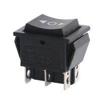 Support wholesale KCD4 6-pin 3-speed self-reset two-way arrow lockless ship switch forward and reverse switch 31X25mm