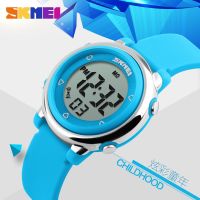 Skmei amazon fashion led digital watch waterproof children of primary and middle school students silicone sports watches