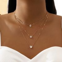 Water Drop Necklace Love Pendant Necklace Collarbone Chain Necklace Bohemian Style Necklace Hot Selling Necklace Gold Necklace For Women Necklaces For Women Jewelry