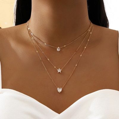 Collarbone Chain Necklace Necklace Multi-layer Necklace Hot Selling Necklace Fashion Necklace Jewelry Necklaces For Women Necklaces For Women Trendy