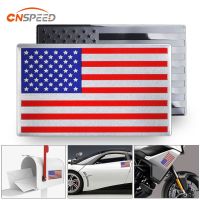 CNSPEED Universal Car Sticker USA American Flag Badge Emblem 3D Metal Decoration Waterproof Exterior Parts Car Styling Adhesives  Tape