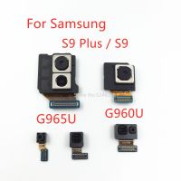 1pcs กลับใหญ่กล้องหลังกล้องด้านหน้าโมดูลสายดิ้นสําหรับ Samsung Galaxy S9 G960U G9600 S9 Plus S9 + G965U G9650 แทนที่