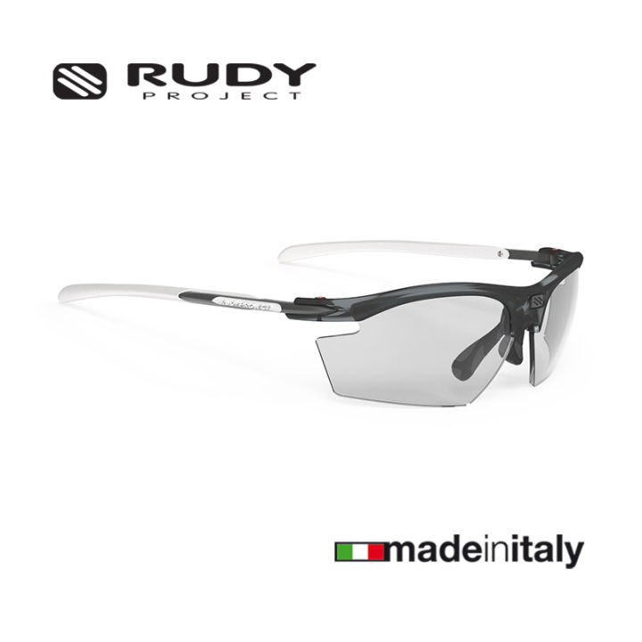 แว่นกันแดด-rudy-project-rydon-new-frozen-ash-impactx-photochromic-2-laser-black-แว่นกันแดดเลนส์ปรับสีอัตโนมัติ-แว่นกันแดดสปอร์ต-แว่นกีฬา-ติดคลิปสายตาได้