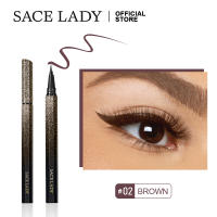 SACE LADY ที่กรีดขอบตาแบบน้ำ ลิขวิด อายไลเนอร์สีดำ,สีน้ำตาล ติดทนนานกันน้ำ