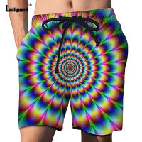 Ladiguard Men Casual Shorts Summer Model Flower Print Beach Shorts Plus SIze Male Drawstring Short Pants Sexy Mens Clothing