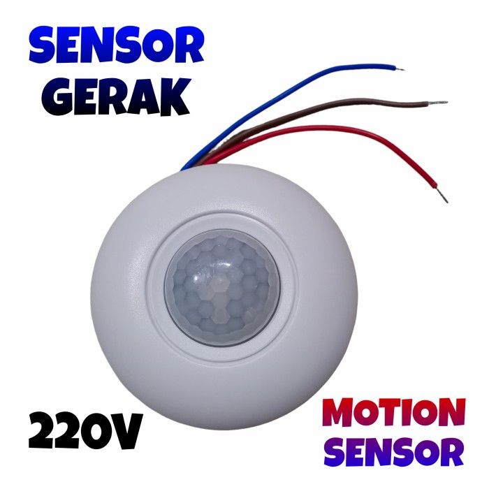 Saklar Lampu Sensor Gerak Pir Switch Otomatis Motion Detector Plafon