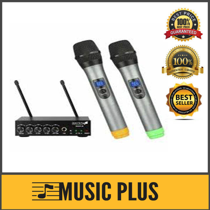 FIFINE K036 UHF Dual Channel Wireless Handheld Microphone, Vocal Mic