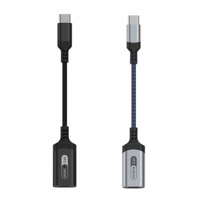USB C ถึง Ios อะแดปเตอร์ต่อสายหูฟังแปลงหูฟังเชื่อมต่อ54DB