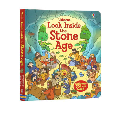 Original English Usborne look inside the stone age look inside the Stone Age