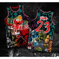 CHICAGO BULLS x SESAME STREET ELMO #23 JERSEY | FULL SUBLIMATION