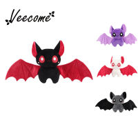 【 Veecome✨Plushies ภาพยนตร์การ์ตูนน่ารักตุ๊กตาผ้ากำมะหยี่ค้างคาวฮาโลวีนนุ่มยัดไส้ของเล่นตุ๊กตาสำหรับของขวัญตกแต่งบ้านเด็ก