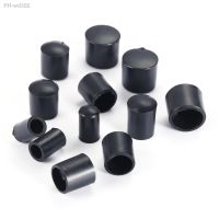 50pcs Rubber Tube End Round Push-in Cap Cover M6 M8 M10 M12 Pipe Plug Screw Protect Furniture Leg Bolt Safety Chair Table Feet