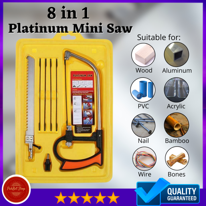 PAKBET SHOP Multipurpose Platinum Magic Saw DIY Hand Steel Saw For Metal Woodworking Mini Saw