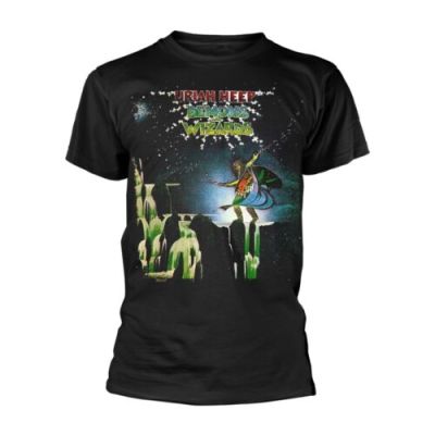 Uriah Heep Demons And Wizards Black T shirt - NEW