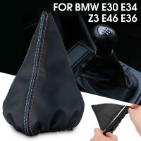 【DT】 hot  Gear Shift Knob Boot Gear Lever Gaiter Cover PU Leather For BMW E30 E34 Z3 E46 E36