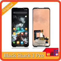 AMOLED ของแท้สำหรับ Black Shark Xiaomi จอ LCD 3 Pro MBU-A0ชุดดิจิไทเซอร์หน้าจอสัมผัส H0ดำฉลาม3 Pro LCD