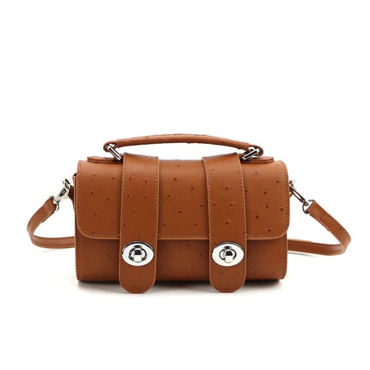 2021-new-fashion-women-leather-satchel-bag-ostrich-leather-messenger-bag-simple-design-portable-small-shoulder-cross-body-bag