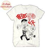 เสื้อยืดลําลอง ผ้าฝ้าย 100% แขนสั้น พิมพ์ลาย Punk CHAOS UK Music lelaki สีขาว พลัสไซซ์ XS-XXXL ของขวัญวันเกิด สําหรับผู้