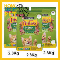 อาหารแมว Friskies สูตรแมวเลี้ยงในบ้าน ควบคุมก้อนขน สำหรับแมวโตทุกสายพันธุ์ 2.8กก. (3ถุง) FRISKIES Indoor Delight Adult Cat Food 2.8Kg. (3bag)