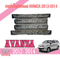 ชายบันไดสแตนเลส//สคัพเพลท  โตโยต้า อแวนซา Toyota AVANZA 2012-2014