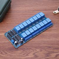 โมดูลรีเลย์5V12V 16ช่องบอร์ดสำหรับ Arduino รูป AVR MCU DSP ARM PLC,มาใหม่