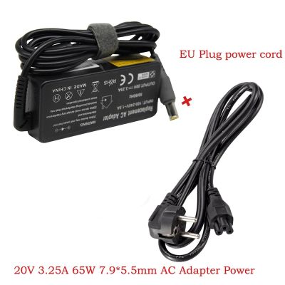 20V 3.25A 65W 7.9x5.5mm AC Notebook Power Adapter for Lenovo Laptop Charger Connector Adapter Charger With EU Plug Power Cord